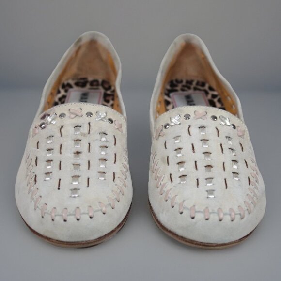 Warren Edwards Women's Suede Leather Size 9 Slip On Shoes Loafers Flat Moccasin - Picture 1 of 11